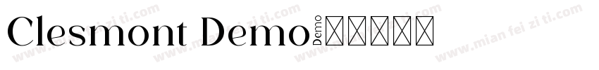 Clesmont Demo字体转换